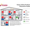 imageKidde Carbon Monoxide Detector with 10Year Battery 3 LEDs Replacement Indicator TestReset Button1 pack