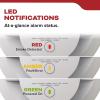 imageKidde Hardwired Smoke Detector AA Battery Backup Interconnectable LED Warning Light Indicators 4 Pack4 Pack