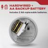 imageKidde Hardwired Smoke Detector AA Battery Backup Interconnectable LED Warning Light Indicators 4 Pack4 Pack