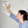imageKidde Hardwired Smoke Detector with Safety Light 9Volt Battery Backup Ideal for Hallways 1 EachHardwired Smoke Detector