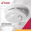 imageKidde Smoke Detector 10Year Battery LED Indicators Replacement Alert TestReset Button 2 Pack6th Edition