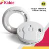 imageKidde Smoke Detector 10Year Battery LED Indicators Replacement Alert TestReset Button 2 Pack6th Edition