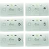 imageKidde Carbon Monoxide Detector with 10Year Battery 3 LEDs Replacement Indicator TestReset Button6 packs