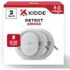 imageKidde Hardwired Smoke Detector AA Battery Backup Interconnectable LED Warning Light Indicators 4 Pack2 Pack