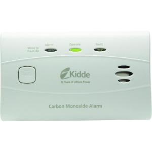 imageKidde Carbon Monoxide Detector with 10Year Battery 3 LEDs Replacement Indicator TestReset Button1 pack