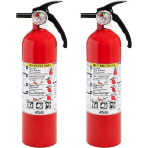 imageKidde Fire Extinguisher for Home 1A10BC Dry Chemical Extinguisher Red Mounting Bracket Included 4 Pack2 Pack