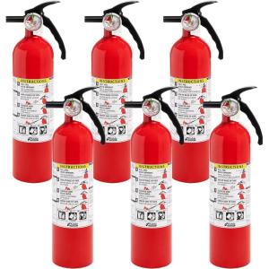 imageKidde Fire Extinguisher for Home 1A10BC Dry Chemical Extinguisher Red Mounting Bracket Included 4 Pack6 Pack