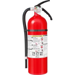 imageKidde Fire Extinguisher for Home Garage ampamp Workshop Use 3A40BC 885 Lbs Hose ampamp Wall Mount Included