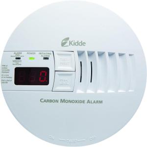 imageKidde Hardwired Carbon Monoxide Detector with 9Volt Battery Backup Digital LED Display 575 diameter x 18 depthDetector