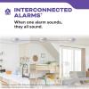 imageKidde Hardwired Smoke ampamp Carbon Monoxide Detector 10Year Battery Backup Interconnectable LED Warning Light IndicatorsDetector