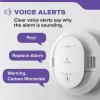 imageKidde Hardwired Smoke ampamp Carbon Monoxide Detector 10Year Battery Backup Voice Alerts Interconnectable LED Warning Light Indicators 2 Pack2 Pack