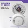 imageKidde Hardwired Smoke ampamp Carbon Monoxide Detector 10Year Battery Backup Voice Alerts Interconnectable LED Warning Light Indicators 2 Pack2 Pack