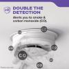 imageKidde Hardwired Smoke ampamp Carbon Monoxide Detector AA Battery Backup Smoke Alarm Interconnectable LED Warning Light Indicators 2 Pack9th Edition