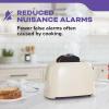 imageKidde Hardwired Smoke ampamp Carbon Monoxide Detector AA Battery Backup Voice Alerts Interconnectable LED Warning Light Indicators White9th Edition