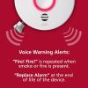 imageKidde Smart Smoke Detector WiFi Alexa Compatible Device Hardwired wBattery Backup Voice ampamp App Alerts