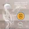 imageKidde Smart Smoke Detector ampamp Indoor Air Quality Monitor WiFi Alexa Compatible Device Hardwired wBattery Backup Voice ampamp App Alerts 2 Pack