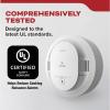 imageKidde Smoke Detector 10Year Battery Powered Voice Alerts LED Warning Light IndicatorsWhite