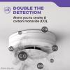 imageKidde Smoke ampamp Carbon Monoxide Detector 10Year Battery Powered LED Warning Light Indicators 4 Pack9th Edition