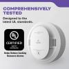 imageKidde Smoke ampamp Carbon Monoxide Detector 10Year Battery Powered LED Warning Light Indicators 4 Pack9th Edition