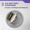 imageKidde Smoke ampamp Carbon Monoxide Detector AA Battery Powered LED Warning Light Indicators 2 Pack1 Pack