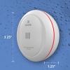 imageKidde WiFi Water Leak Detector ampamp Freeze Alarm Alexa Device Smart Leak Detector for Homes with App Alerts 4 Pack
