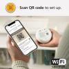 imageKidde WiFi Water Leak Detector ampamp Freeze Alarm Alexa Device Smart Leak Detector for Homes with App AlertsWhite