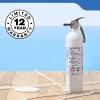 imageKidde Mariner 10 Marine Fire Extinguisher for Boats ampamp Watercrafts 10BC 4 Lbs Coast Guard Approved Strap Bracket Included WhiteMAR10