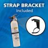 imageKidde Mariner 10 Marine Fire Extinguisher for Boats ampamp Watercrafts 10BC 4 Lbs Coast Guard Approved Strap Bracket Included WhiteMAR110