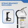 imageKidde Mariner 10 Marine Fire Extinguisher for Boats ampamp Watercrafts 10BC 4 Lbs Coast Guard Approved Strap Bracket Included WhiteMAR210