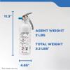 imageKidde Mariner 10 Marine Fire Extinguisher for Boats ampamp Watercrafts 10BC 4 Lbs Coast Guard Approved Strap Bracket Included WhiteMAR5