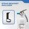 imageKidde Mariner 10 Marine Fire Extinguisher for Boats ampamp Watercrafts 10BC 4 Lbs Coast Guard Approved Strap Bracket Included WhiteMAR5