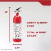 imageKidde Mariner 10 Marine Fire Extinguisher for Boats ampamp Watercrafts 10BC 4 Lbs Coast Guard Approved Strap Bracket Included WhitePWC