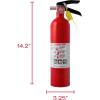 imageKidde Pro 210 2A10BC Fire Extinguisher Rechargeable MultiPurpose for Home ampamp Office 4 lbs Mounting Bracket Included  Red1 Pack