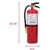imageKidde Pro 210 2A10BC Fire Extinguisher Rechargeable MultiPurpose for Home ampamp Office 4 lbs Mounting Bracket Included  Red1 Pack