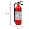 imageKidde Pro 210 2A10BC Fire Extinguisher Rechargeable MultiPurpose for Home ampamp Office 4 lbs Mounting Bracket Included  Red1 Pack