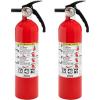 imageKidde Pro 210 2A10BC Fire Extinguisher Rechargeable MultiPurpose for Home ampamp Office 4 lbs Mounting Bracket Included  Red1 Pack