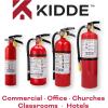 imageKidde Pro 210 2A10BC Fire Extinguisher Rechargeable MultiPurpose for Home ampamp Office 4 lbs Mounting Bracket Included  Red1 Pack