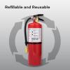 imageKidde Pro 210 2A10BC Fire Extinguisher Rechargeable MultiPurpose for Home ampamp Office 4 lbs Mounting Bracket Included  Red1 Pack