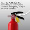 imageKidde Pro 210 2A10BC Fire Extinguisher Rechargeable MultiPurpose for Home ampamp Office 4 lbs Mounting Bracket Included  Red1 Pack