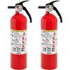 imageKidde Pro 210 2A10BC Fire Extinguisher Rechargeable MultiPurpose for Home ampamp Office 4 lbs Mounting Bracket Included  Red2 Pack
