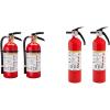 imageKidde Pro 210 2A10BC Fire Extinguisher Rechargeable MultiPurpose for Home ampamp Office 4 lbs Mounting Bracket Included  Red2 Pack