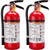 imageKidde Pro 210 2A10BC Fire Extinguisher Rechargeable MultiPurpose for Home ampamp Office 4 lbs Mounting Bracket Included  Red2 Pack