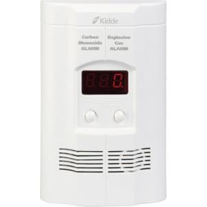 imageKidde Carbon Monoxide Detector Propane Natural Methane ampamp Explosive Gas Alarm Plugin Wall with 9Volt Battery Backup Digital LED DisplayFrustration Free Packaging