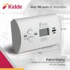 image:imageKidde Carbon Monoxide Detector AA Battery Powered Digital Backlit Display Portable for Travel or Home LED Status Indicators 85 dB Alarm 5th Edition COBD1 Pack