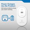 image:imageKidde Carbon Monoxide Detector Plugin Carbon Monoxide Detector with AA Battery Backup 85 dB Alarm Rotating Plug LED Status Light Indicators 5th Edition COP1 Pack
