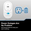 image:imageKidde Smart Carbon Monoxide Detector Plugin with AA Battery Backup RealTime Notifications 24 GHz WiFi Enabled Rotating Plug 85 dB Alarm 5th Edition COPDW