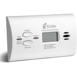 image:imageKidde Carbon Monoxide Detector AA Battery Powered Digital Backlit Display Portable for Travel or Home LED Status Indicators 85 dB Alarm 5th Edition COBD1 Pack