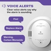 image:imageKidde Smoke and Carbon Monoxide Detector AA BatteryPowered WireFree Interconnect Voice Alerts LED Status Light 85 dB Alarm 5inches 30CUDRVRFAA BatteryPowered