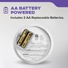 image:imageKidde Smoke and Carbon Monoxide Detector AA BatteryPowered WireFree Interconnect Voice Alerts LED Status Light 85 dB Alarm 5inches 30CUDRVRFAA BatteryPowered