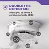 image:imageKidde Smoke and Carbon Monoxide Detector AA BatteryPowered WireFree Interconnect Voice Alerts LED Status Light 85 dB Alarm 5inches 30CUDRVRFAA BatteryPowered